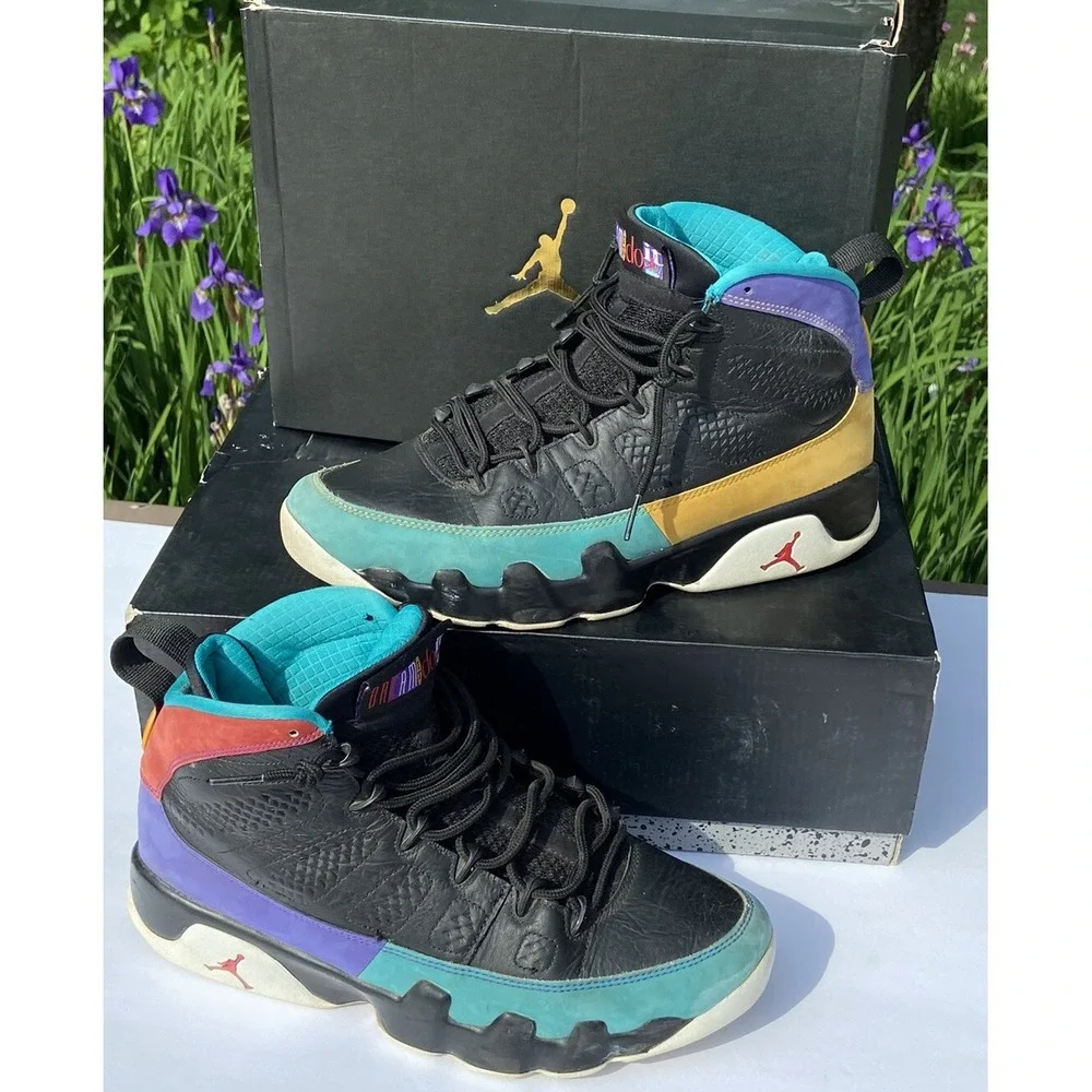 Air Jordan 9‎ Retro Dream It, Do It Size 9.5 Men's 302370 065 Multicolor IX
